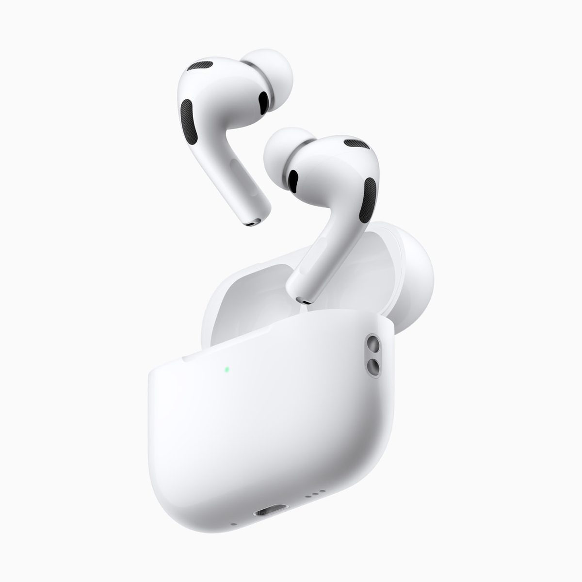 Apple AirPods Pro 3 earbuds and charging case